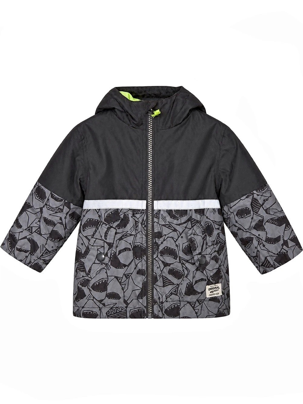 OshKosh B’gosh Baby Boys 12M Shark Print Fleece Lined Jacket